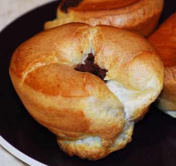 Popover Chocolate Mousse Filled