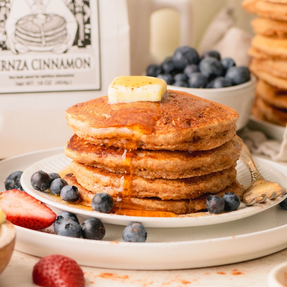 Kernza Cinnamon Pancakes Kernza Grain Pancake Mix