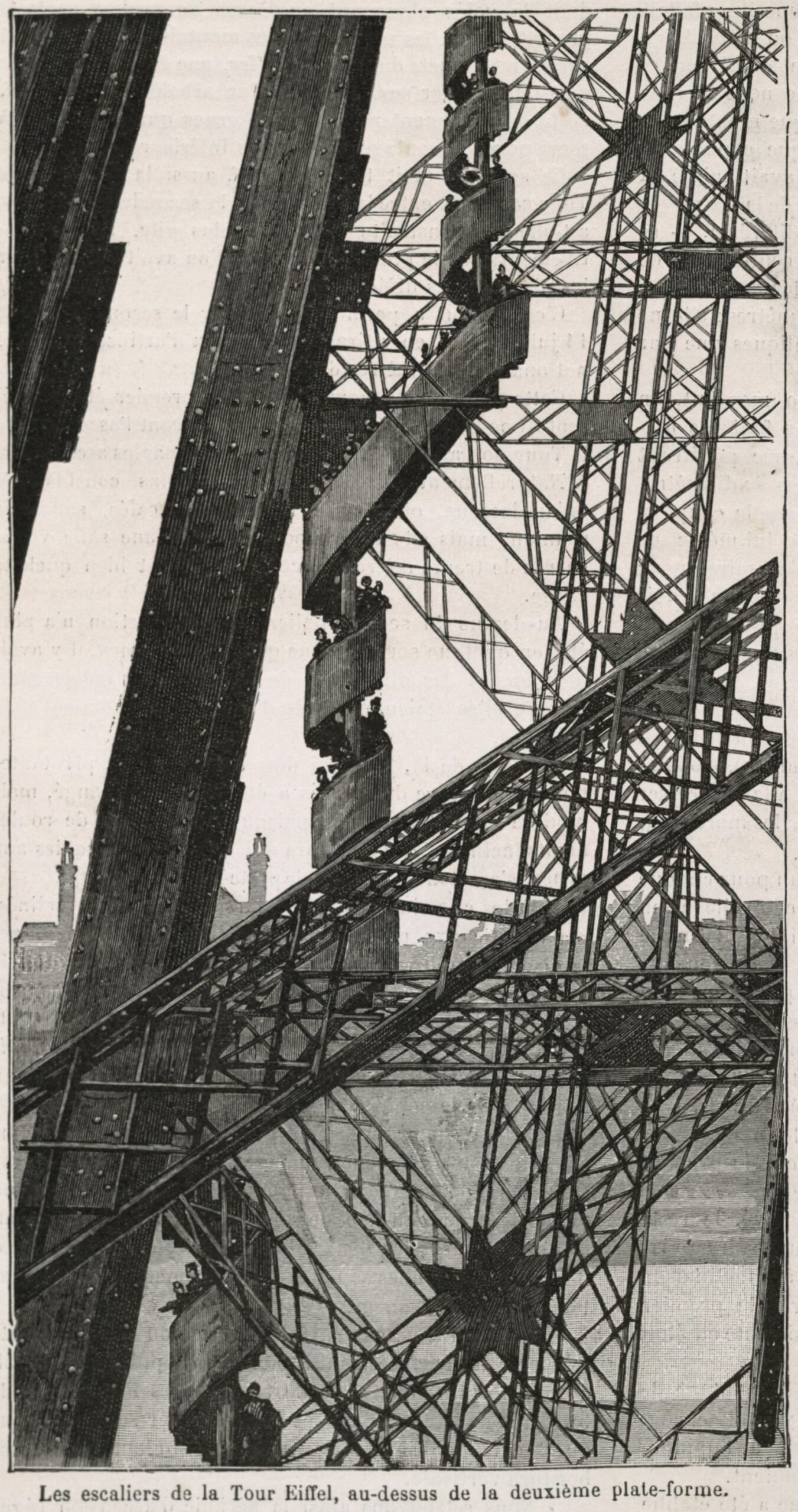 Les Escaliers De La Tour Eiffel Au Dessus De La Deuxieme Plate Forme 1889 Scaled &Amp;Ndash; Sturdiwheat