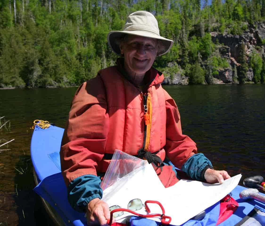 Cliff Jacobson On The Water, With Map.