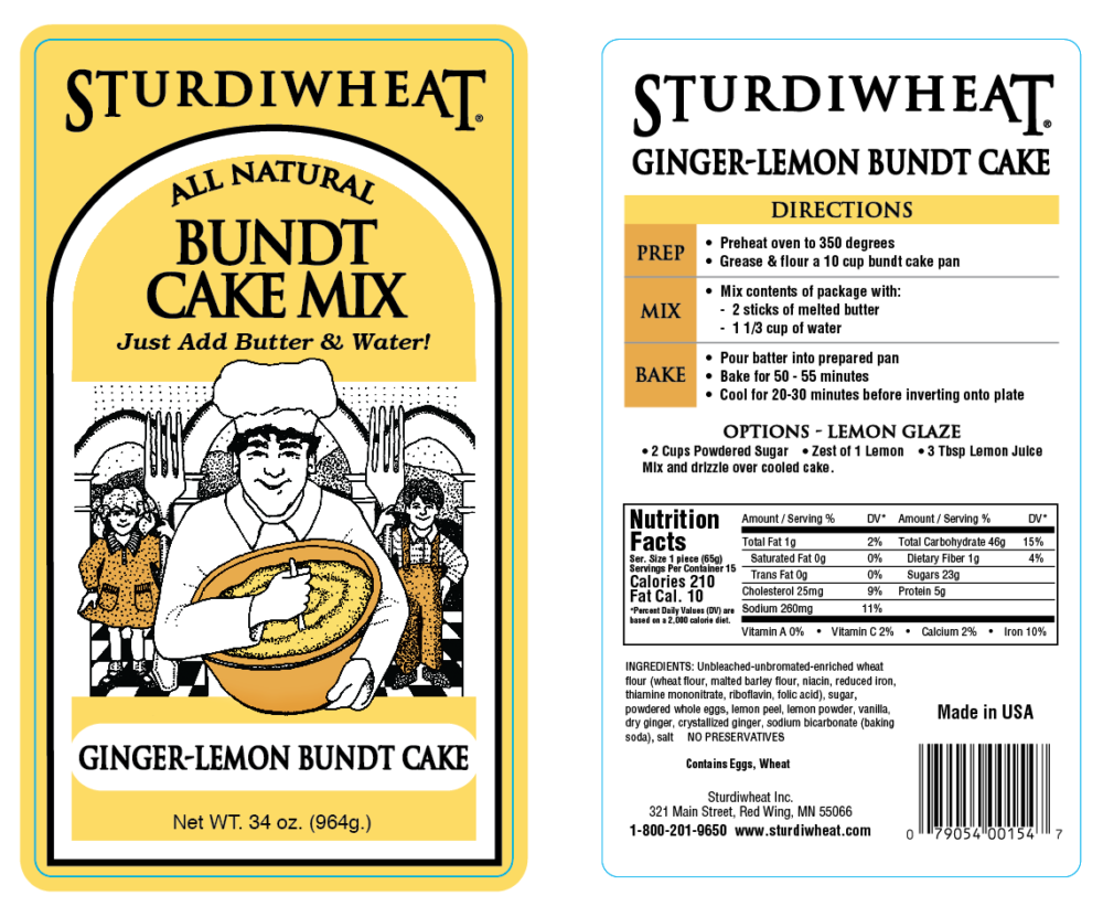 Ginger Lemon Bundt Cake Mix