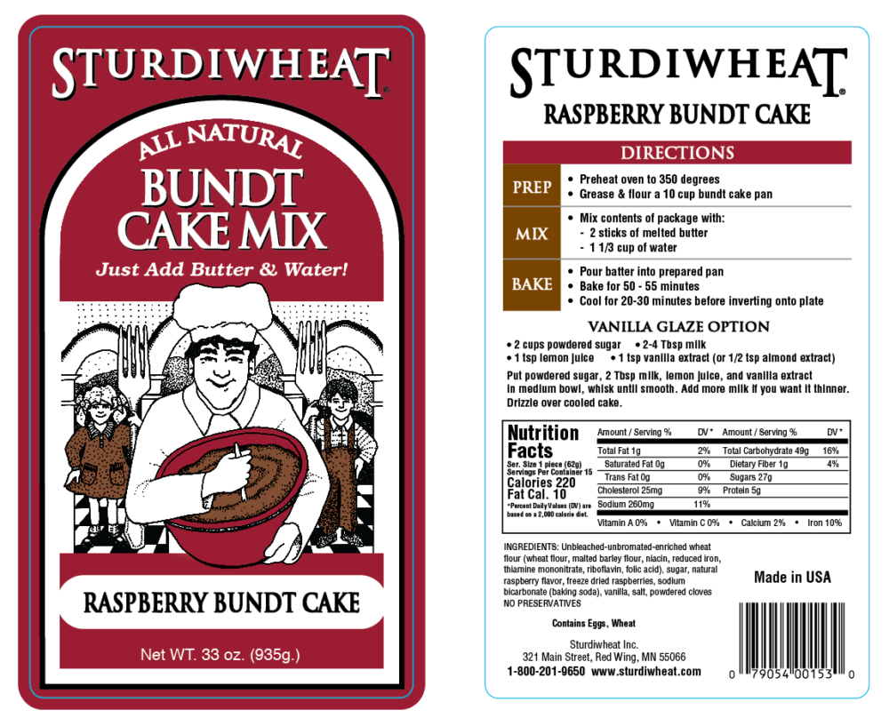 Raspberry Bundt Cake Mix